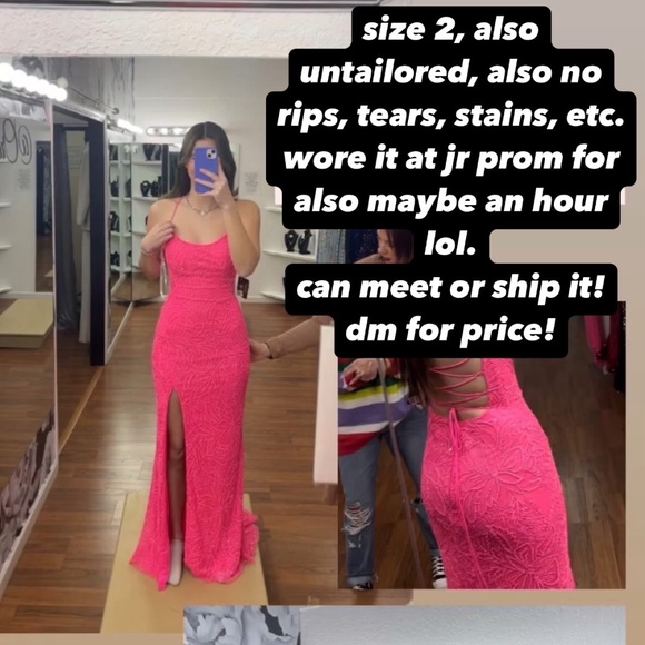 pink prom dress - Picture 1 of 1